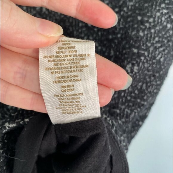 FREE People Lady Pucker Scoop Back Bodycon Mini Dress Women’s Size Medium Black - Picture 6 of 8